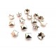 (10 buc.) Capse tinte argintiu inchis 7*7mm - CAI01