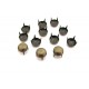 (10 buc.) Capse tinte bronz antic 8.5mm - CB07