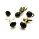 Cabochon agata neagra 10mm