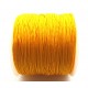 SNY1mm-27 - (1 metru) Snur nylon galben copt 1mm