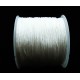 SNY1mm-32 - (1 metru) Snur nylon alb 1mm