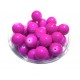 MS114 - Margele sticla roz fucsia sfere 14mm