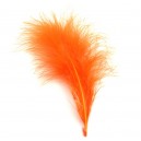 Pene marabu portocaliu intens 12-18cm