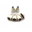 Capacele argintiu antic 11*8mm