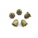 Capacele bronz antic 10*10mm