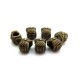 Distantier bufnita bronz antic 10*8mm