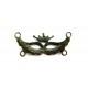 CO106 - Conector masca bronz antic 41*18mm