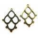 DISPONIBIL 2 BUCATI - CH38 - Chandelier bronz antic 45*35mm