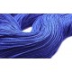SPOLR1mm-01 - (1 metru) Snur poliester cerat rasucit albastru 1mm
