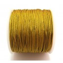 (1 metru) Snur nylon margele Shamballa mustar 1mm