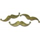 CO110 - Conector mustata bronz antic 49*12mm
