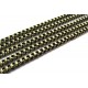 DISPONIBIL 1 BUCATA 8 METRI - LB08 - Lant bronz antic 3.2*3.2mm - zale patrate