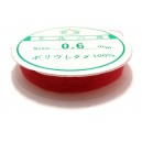 Guta elastica rosie 0.6mm - rola 15 metri