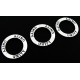 Conector unity inel argintiu antic 33*12mm