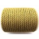 DISPONIBIL 1.53 METRI - SNY5-6mm-16 -  Snur nylon mustar gold cu lurex 5-6mm