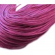 SBC1mm-27 - (1 metru) Snur bumbac cerat roz fucsia 1.2mm