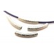 DISPONIBIL 1 SET CU 9 BUCATI - DS05 - Distantier stardust argintiu inchis 25*6mm