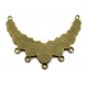 CO189 - Conector semiluna bronz antic 64*54mm