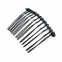 Pieptene par negru 49*37mm