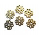 DISPONIBIL 10 BUCATI - CO194 - Conector floare bronz antic 15mm