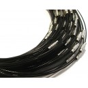 Colier sarma siliconata negru 44cm 
