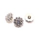 DISPONIBIL 4 BUCATI - NA15mm-03 - Nasturi acril argintii 15mm