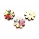 NLF21 - Nasturi lemn pictati floare 20mm