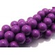 MS101 - Margele sticla violet lila sfere 12mm