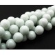 MS184 - Margele sticla alb usor ivoriu sfere 10mm
