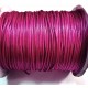 SPOL1.5mm-15 - (1 metru) Snur poliester cerat roz fucsia 1.5mm