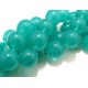 MS195 - Margele sticla verde turcoaz light sfere 14mm