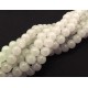 MS224 - (10 buc.) Margele sticla albe sfere 6mm