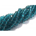MF280 - Cristale albastru marin rondele fatetate 6*4mm
