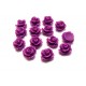 CRT10-33 - Cabochon rasina trandafir violet 10mm