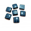 CRD10*10-05 - Cabochon rasina dungi negre si albastre 10*8mm - STOC LIMITAT!!!