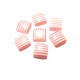 CRD10*10-26 - Cabochon rasina dungi roz si albe 10*8mm - STOC LIMITAT!!!