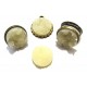 CRS13 - Cabochon rasina druzy vanilie 16mm
