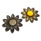 BCF05 - Baza cabochon filigranata bronz antic 36mm/12mm