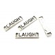 CO229 - Conector laugh argintiu antic 27*6mm