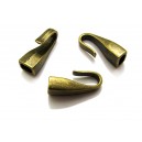 IH24 - Inchizatoare carlig bronz antic 26*10mm