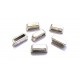 DISPONIBIL 2 SETURI - DI193 - (18 buc.) Distantier argintiu antic 13.5*5mm