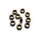 DI202 - (2 buc.) Distantier inel cu frunze bronz antic 7*3.5mm