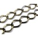 LN09 - Lant negru 19*13*2.2mm - zale plate romb
