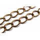 LC09 - (1 metru) Lant cupru 14.5*10*1.6mm - zale rasucite