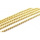 LAU18 - (1 metru) Lant cu bile auriu 2.4mm