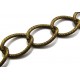 LB44 - (1 metru) Lant bronz antic 23*17*3mm - zale rasucite cu model