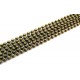 LB46 - (1 metru) Lant cu bile bronz antic 2.4mm