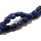 DISPONIBIL 1 SET CU 33 BUCATI - PSE115-02 - Howlit de sinteza skull bleumarin 9*7.5mm
