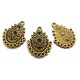DISPONIBIL 1 SET CU 10 BUCATI - CH61 - Chandelier bronz antic 28*22mm