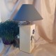 UNICAT - XCER32A - Veioza ceramica flori albastre 26*11*11cm